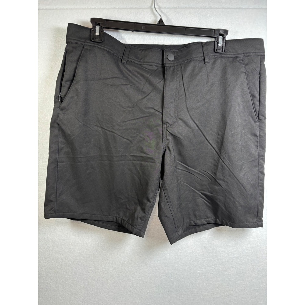 George Mens Black Golf Shorts Recycled Polyester Size 42 GE16100149467